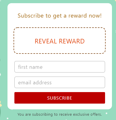 Subscribe to Bello Babies' Newsletter to Get A Reward